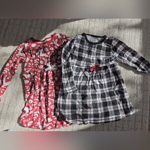 2 Holiday Girl Dresses 4T Organic Cotton
